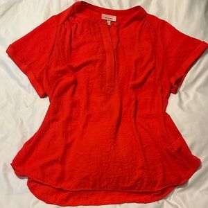 EVRI Bright Coral  Women's Blouse